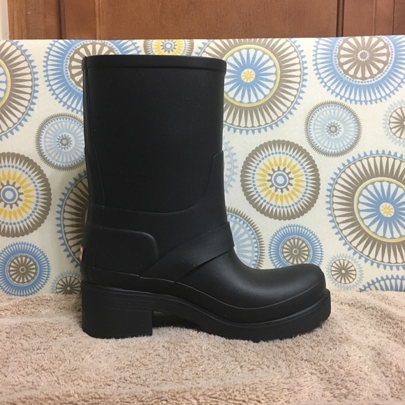 Hunter Original Biker Waterproof Short Rain Boots - Picture 5 of 8